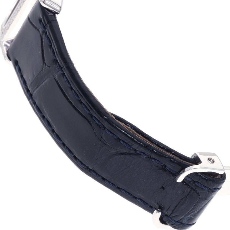 卡地亞 W504931 Tortue SM 鑽石腕錶，18K 白金/皮革/鑽石，女款-8