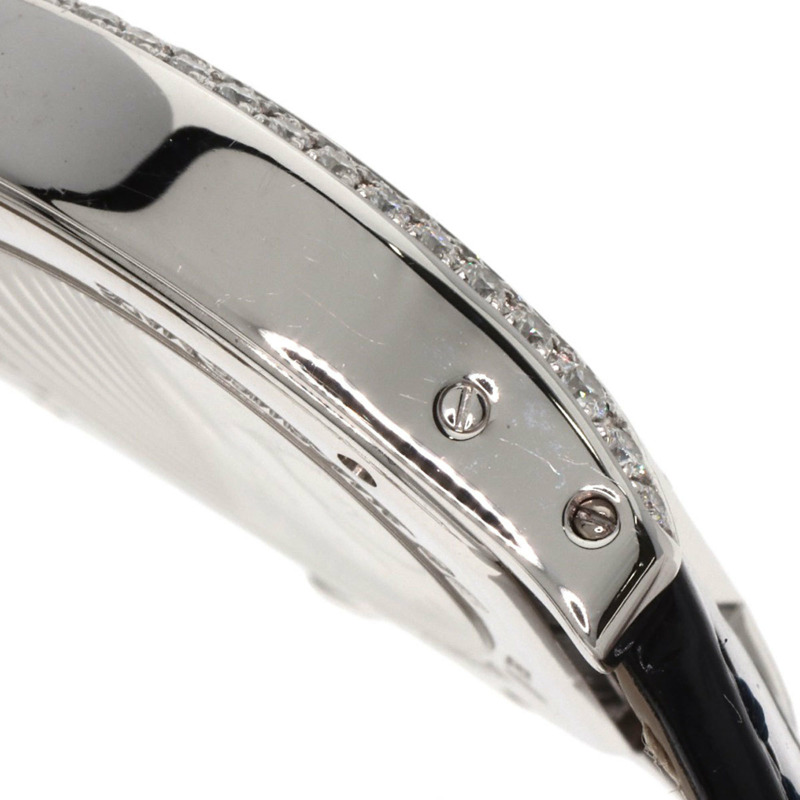 卡地亞 W504931 Tortue SM 鑽石腕錶，18K 白金/皮革/鑽石，女款-15