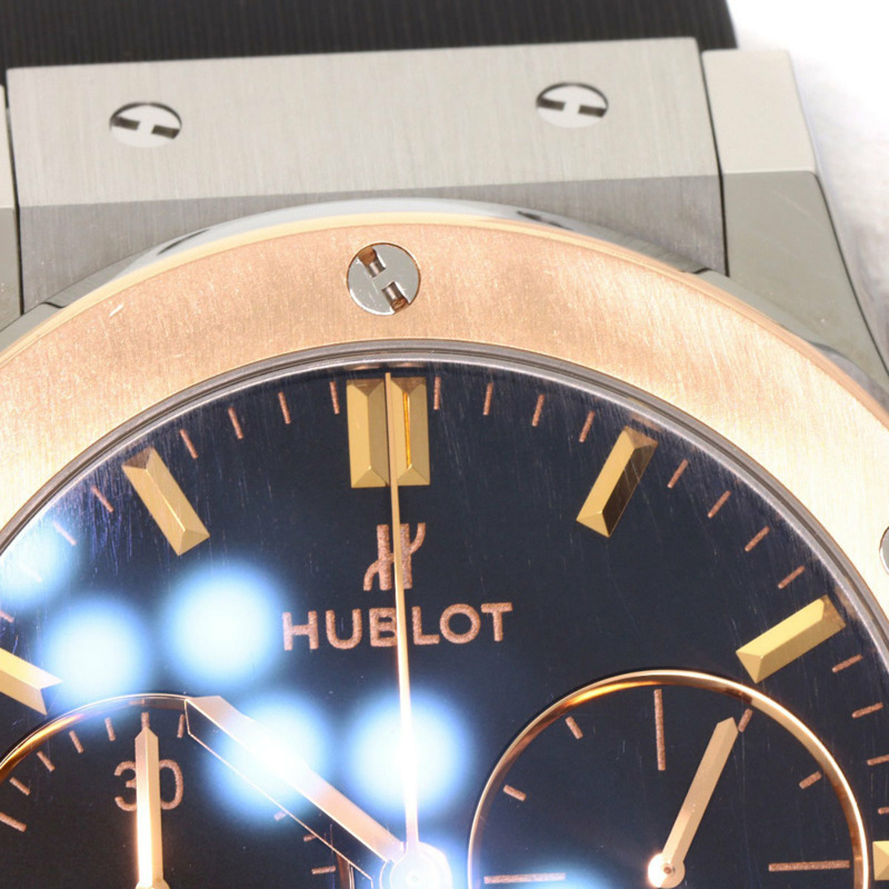 宇舶錶 521.N0.1181.RX 經典融合系列計時腕錶，帝王金錶殼，鈦金屬/橡膠材質，18K金錶殼，男款-24