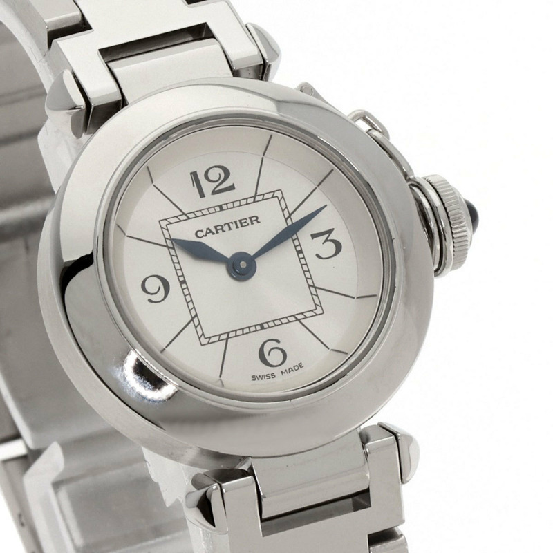 卡地亞 W3140007 Miss Pasha 女士腕錶，精鋼/SS-3