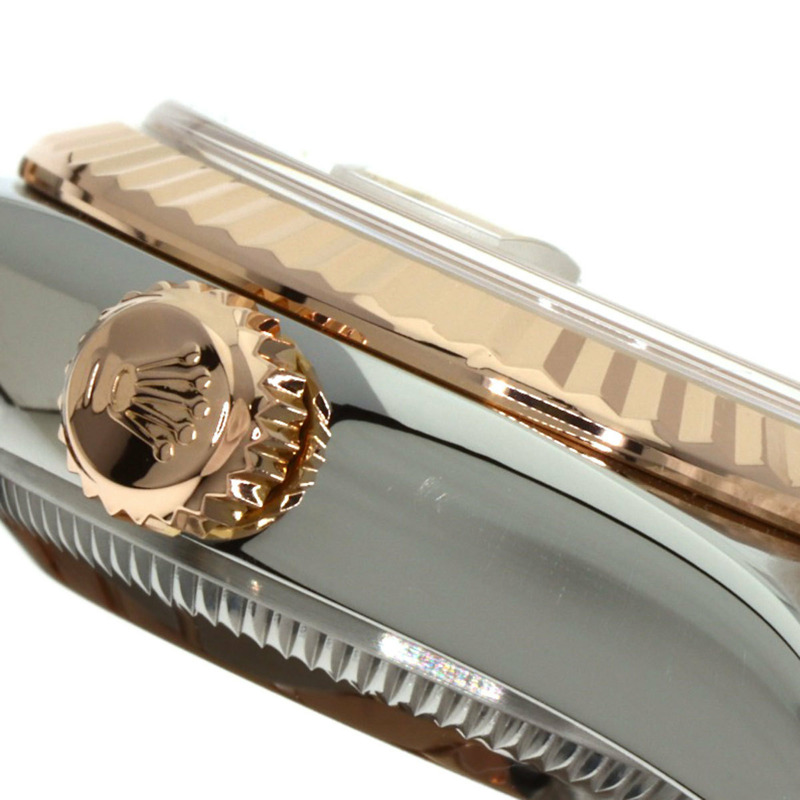 勞力士 179171G Datejust 女士十鑽腕錶，精鋼/18K金/永恆玫瑰金材質。-9