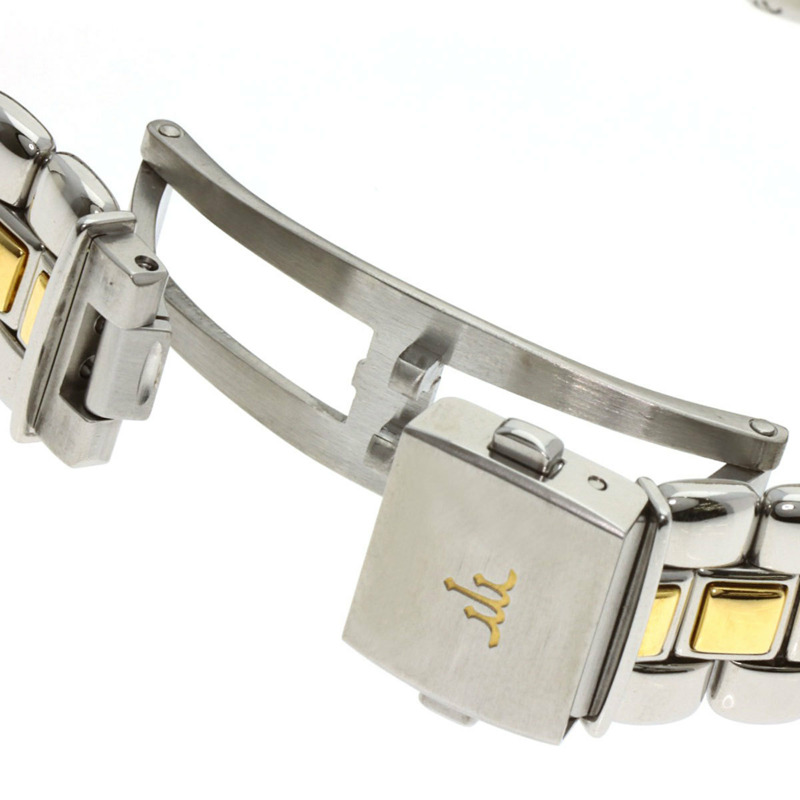 精工 GSAB004 Credor 鑲鑽錶圈腕錶，不鏽鋼/18K黃金/鑲鑽，女款-7