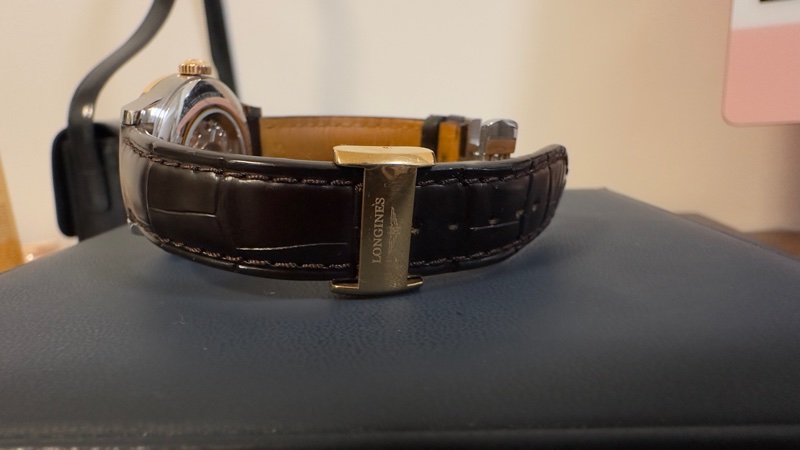 LONGINES 浪琴 開創者系列18K玫瑰金 天文台認證機械腕錶 38.5mm/L2.820.5.11.2-10