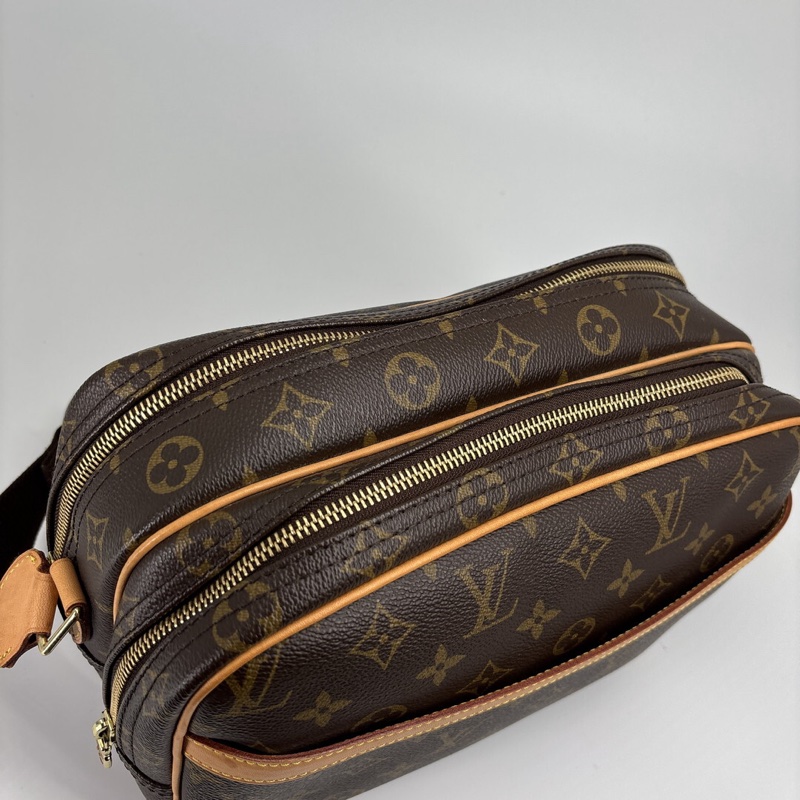真品 LV 路易威登 Monogram Reporter PM M45254 記者包 肩背包 斜背包 旅行包-12