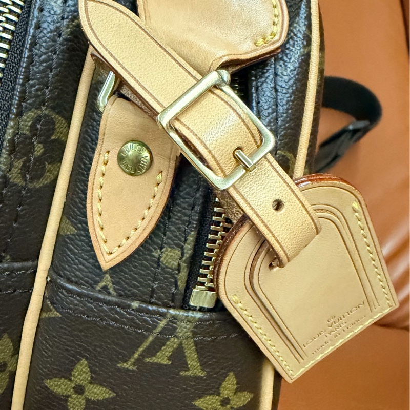 真品 LV 路易威登 Monogram Reporter PM M45254 記者包 肩背包 斜背包 旅行包-6