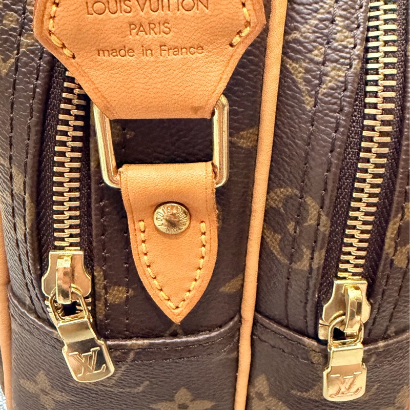 真品 LV 路易威登 Monogram Reporter PM M45254 記者包 肩背包 斜背包 旅行包-44