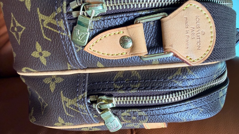 真品 LV 路易威登 Monogram Reporter PM M45254 記者包 肩背包 斜背包 旅行包-57