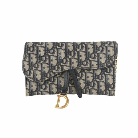 【包稅】DIOR Christian Dior S5614CTZQ Oblique Saddle WOC 斜背包 35466