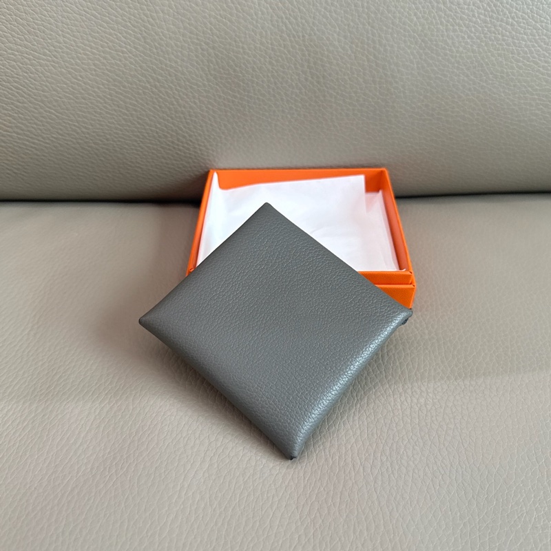 「M.Y精品」馬家 Bastia 零錢包 積雨雲灰 山羊皮-6