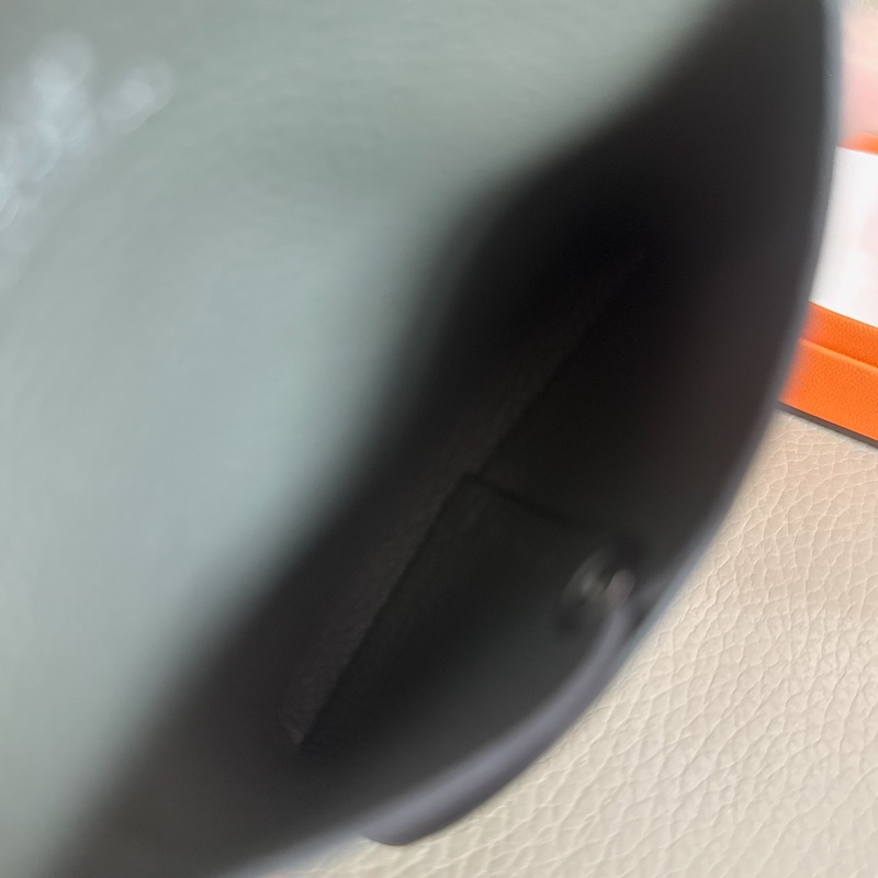 「M.Y精品」馬家 Bastia 零錢包 積雨雲灰 山羊皮-9