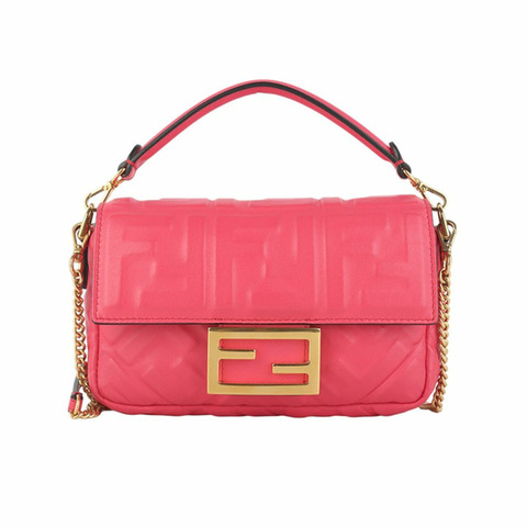 【包稅】FENDI 8BS017 FF 法棍迷你鏈斜背包 35507-1