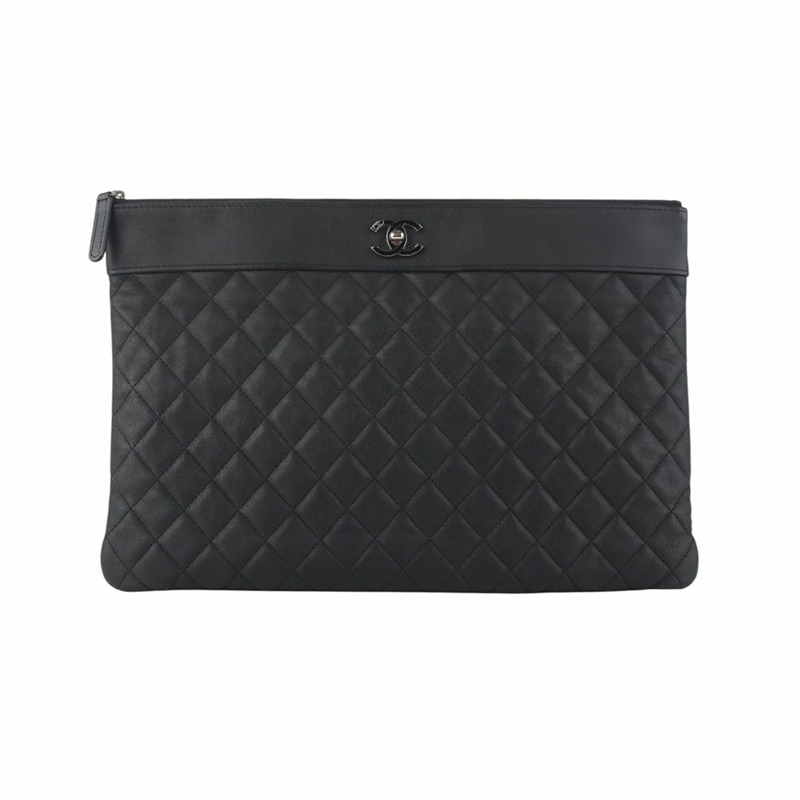 【包稅】CHANEL Mademoiselle 大號手拿包 A80993 35507-2-0