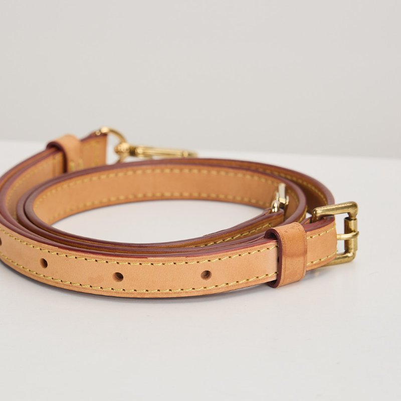 二手Lv 可調式植鞣革背帶-1