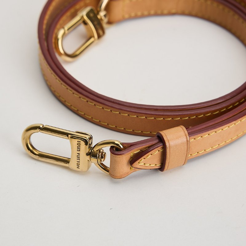 二手Lv 可調式植鞣革背帶-4