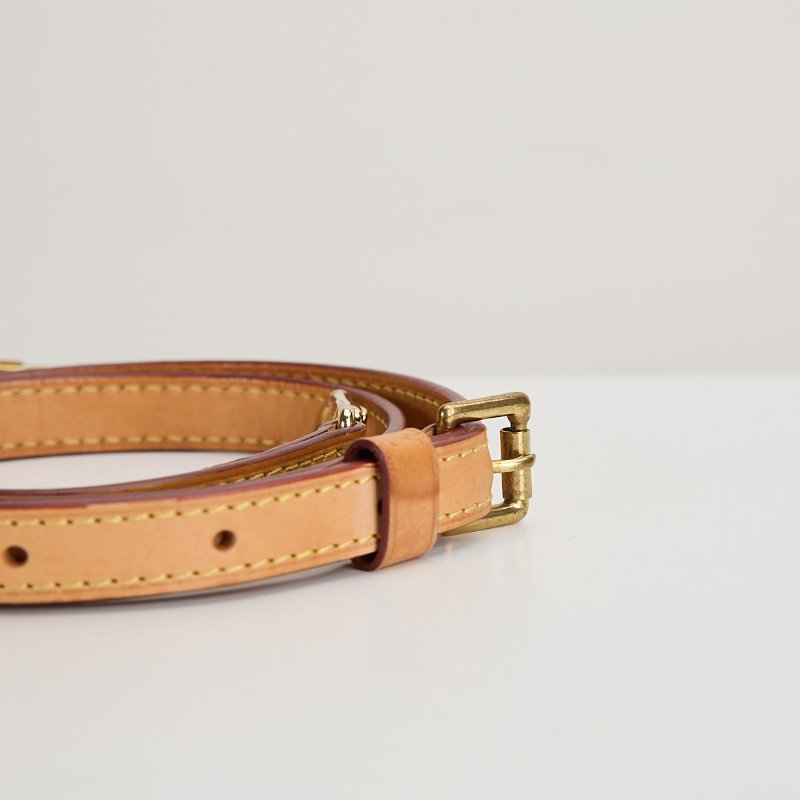 二手Lv 可調式植鞣革背帶-5