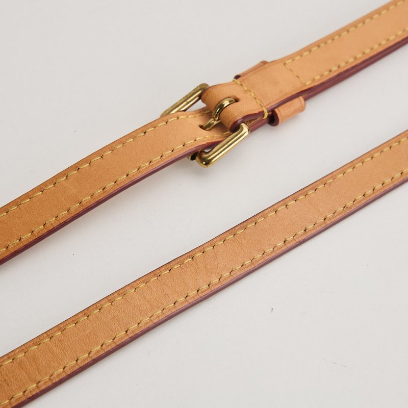 二手Lv 可調式植鞣革背帶-6