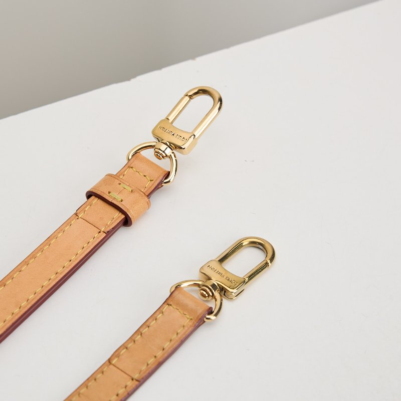 二手Lv 可調式植鞣革背帶-11