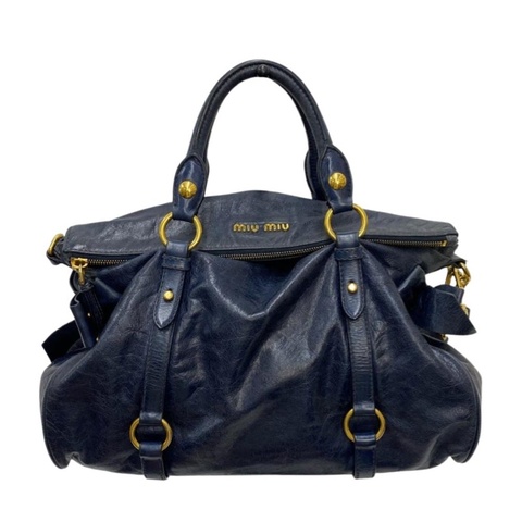 Miu Miu miumiu 蝴蝶結機車包 側背包 手提包