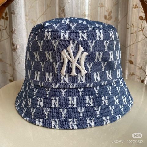 全新正韓MLB滿版牛仔logo漁夫帽