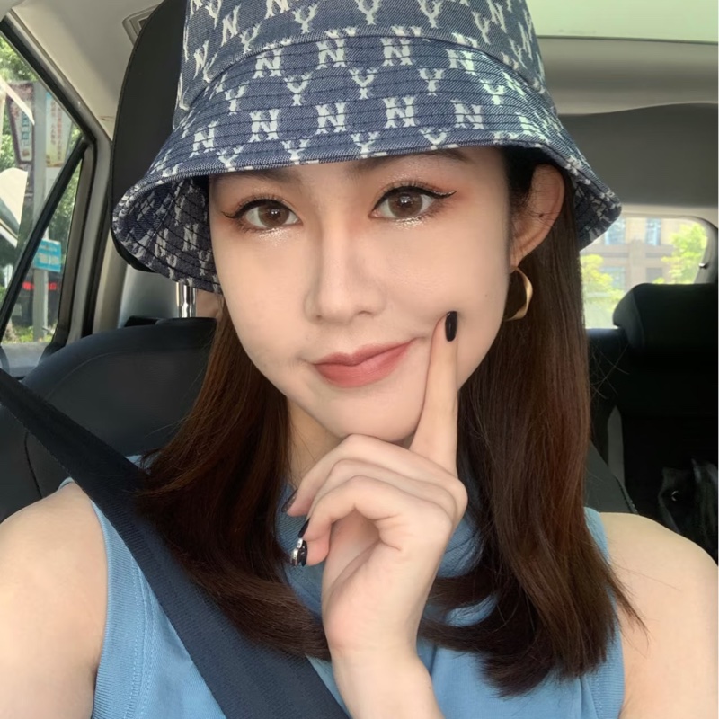 全新正韓MLB滿版牛仔logo漁夫帽-6