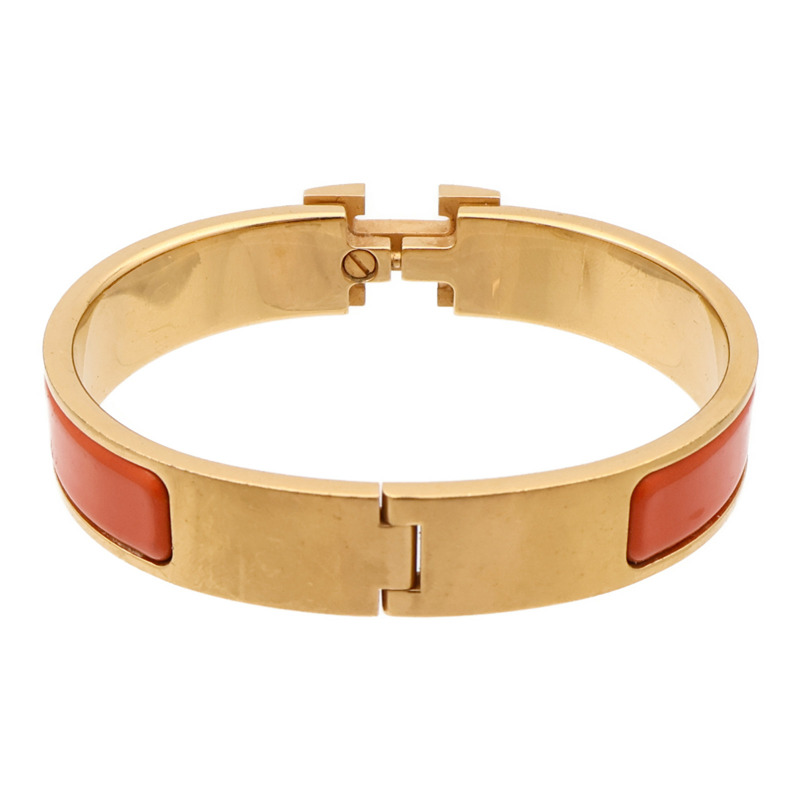 HERMES 金屬/琺瑯Clic H手鐲-1