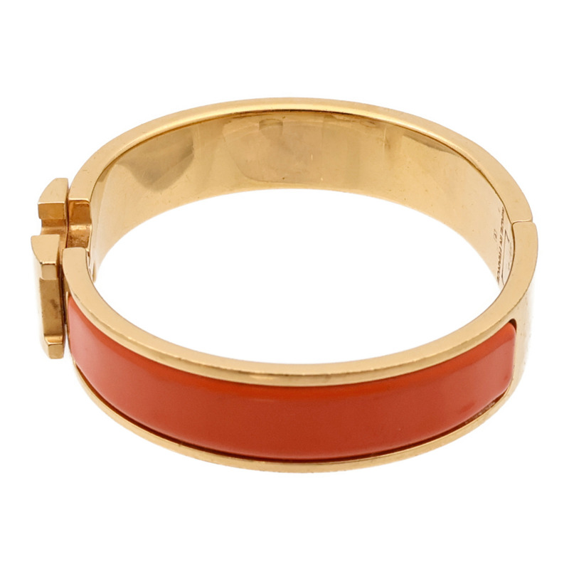 HERMES 金屬/琺瑯Clic H手鐲-3