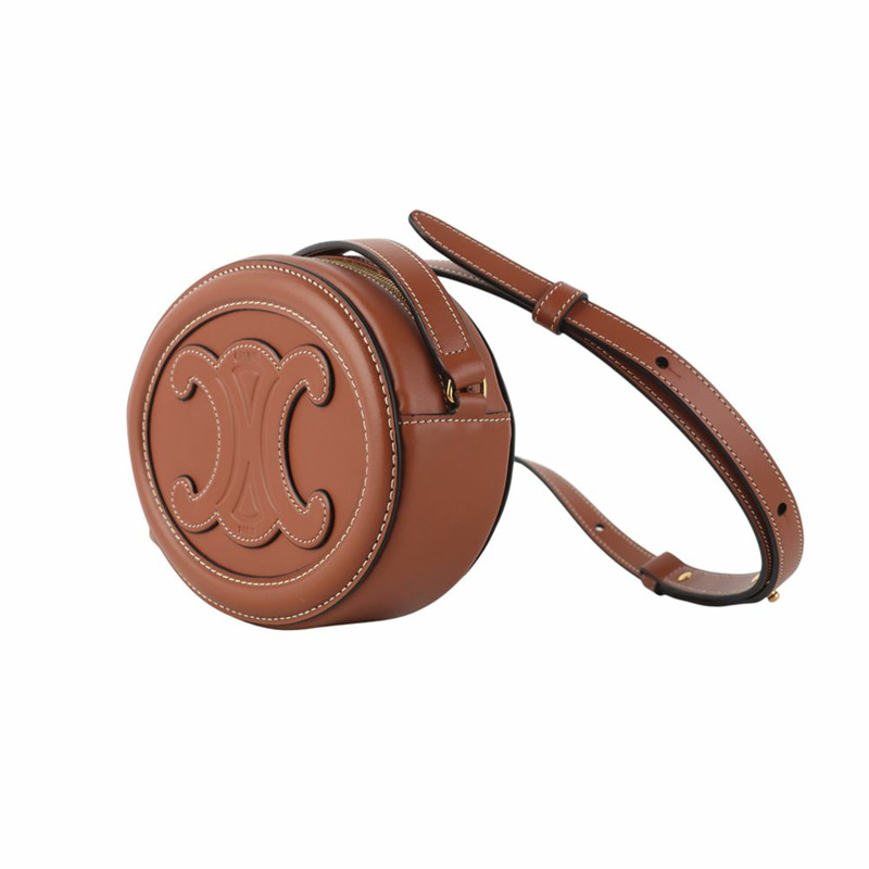 【包稅】CELINE Celine Triomphe Mini Oval 斜背包（官網發票）35557-3-1