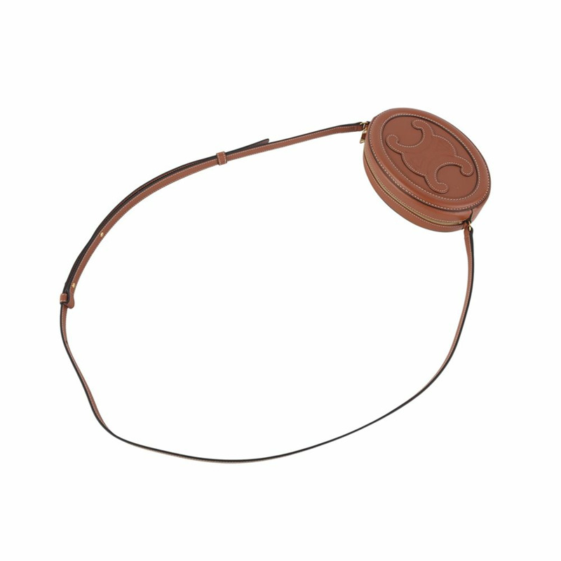 【包稅】CELINE Celine Triomphe Mini Oval 斜背包（官網發票）35557-3-3