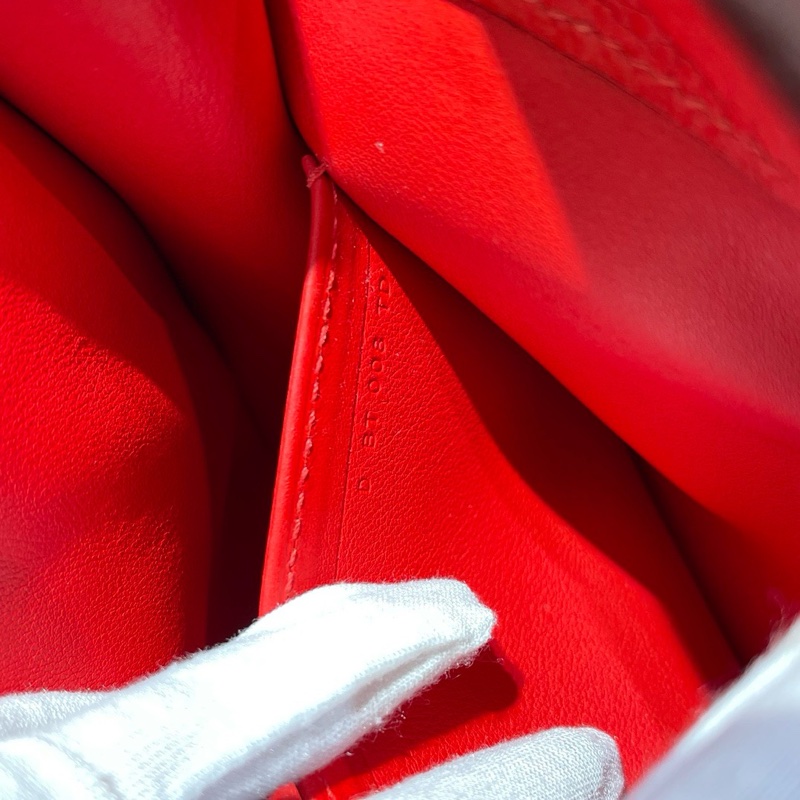 HERMES爱马仕Sac Saut 25 红色金扣斜挎包-7