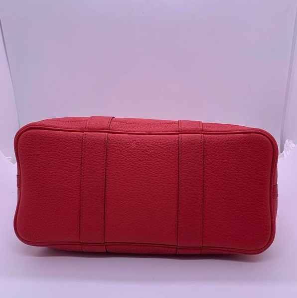 二手Hermes愛馬仕garden party30齋普爾粉tc皮n刻，有正常使用痕跡-2