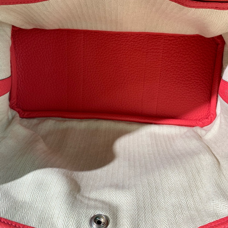 二手Hermes愛馬仕garden party30齋普爾粉tc皮n刻，有正常使用痕跡-4