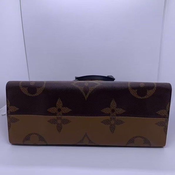 99新路易威登 Lv one the go拼色老花大號芯片-4