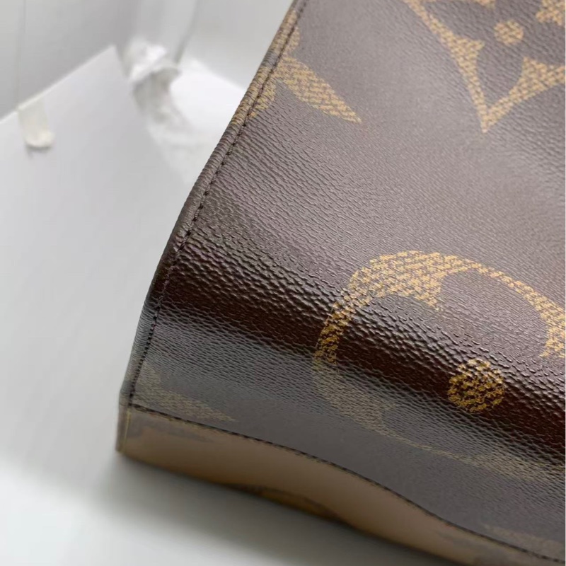 99新路易威登 Lv one the go拼色老花大號芯片-8