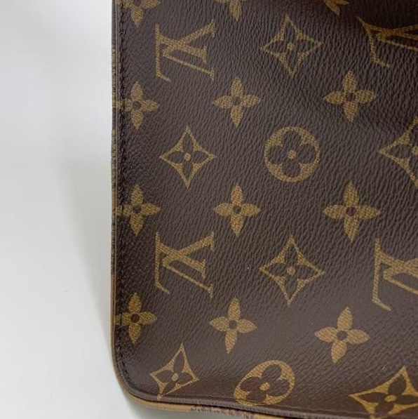 99新路易威登 Lv one the go拼色老花大號芯片-19