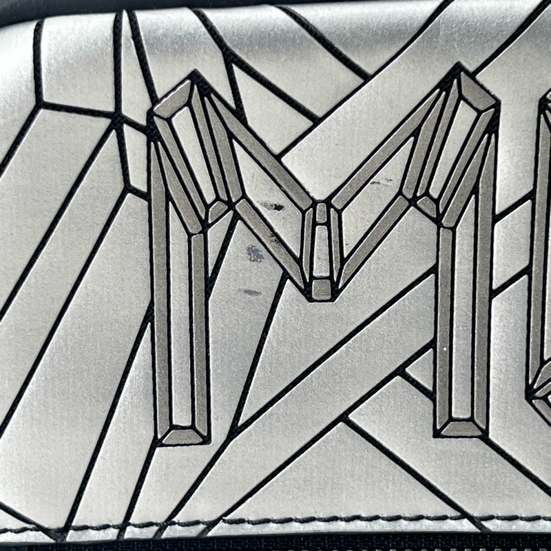 💗香緹國際精品💗 756 MCM 黑銀手拿包 化妝包-2