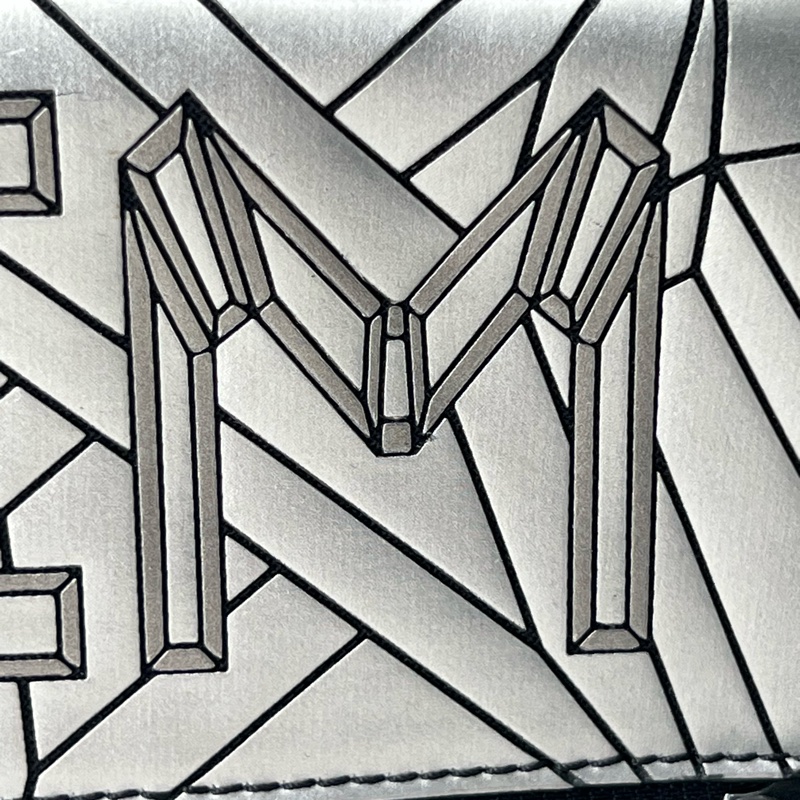 💗香緹國際精品💗 756 MCM 黑銀手拿包 化妝包-4