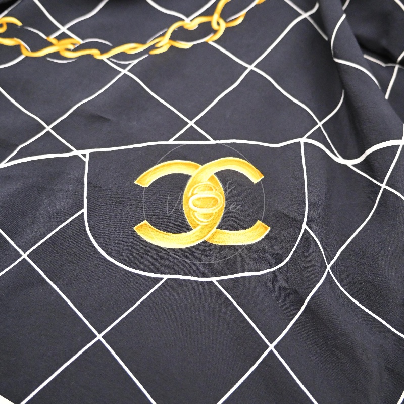 中古 Chanel 香奈兒 CC 絲巾-7