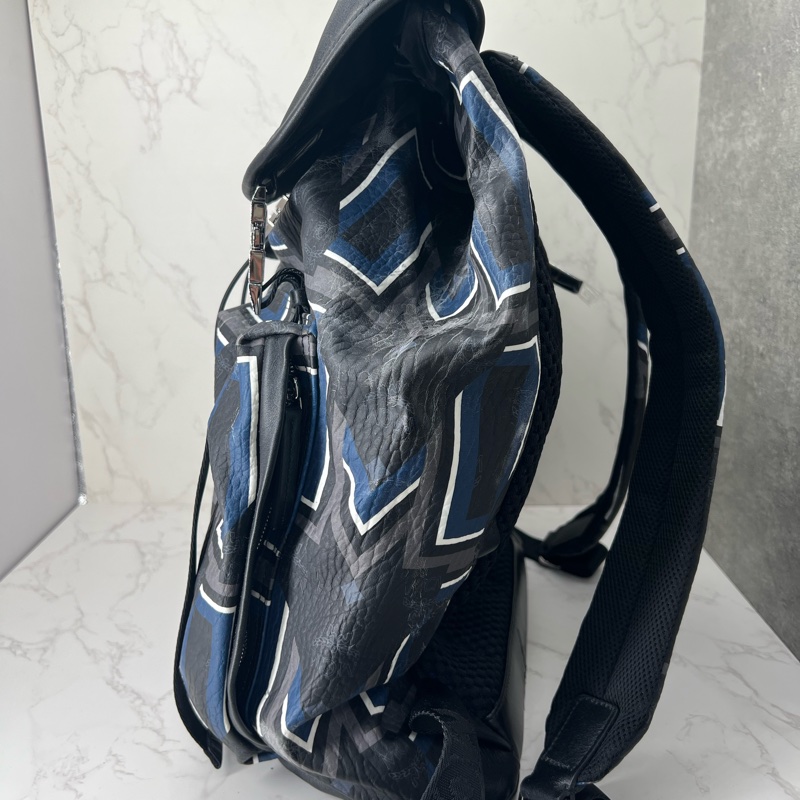 💗香緹國際精品💗 758 MCM 藍黑後背包-1