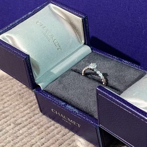 尚美beemylove蜂巢鑽戒 0.3克拉戒指51號，E色 VVS2