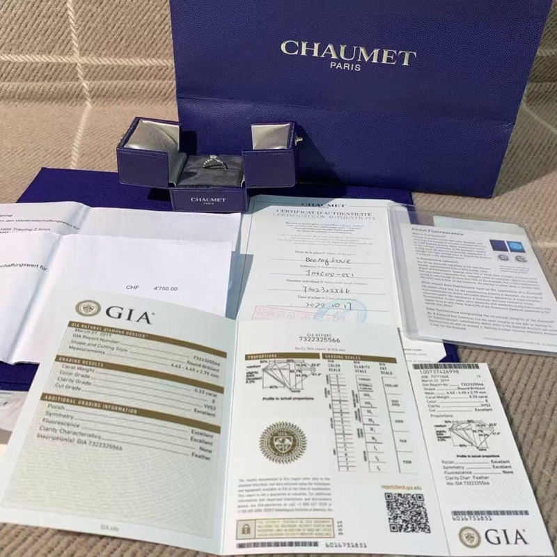 尚美beemylove蜂巢鑽戒 0.3克拉戒指51號，E色 VVS2-2