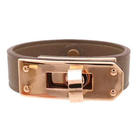 HERMES Swift皮革Kelly Golves Clip金扣掛飾