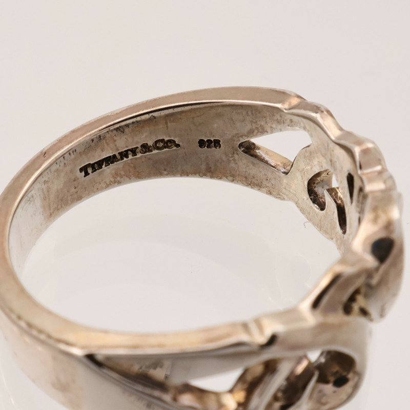 TIFFANY＆CO 925純銀Plaoma Picasso戒指US#6.75-7