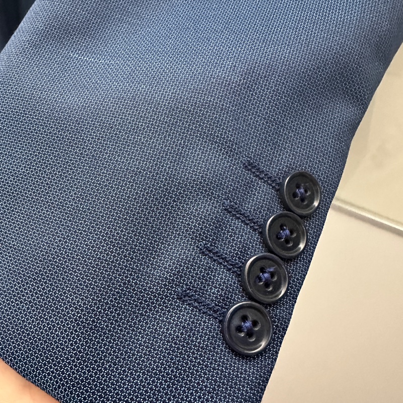 EMPORIO ARMANI 全新藍色西裝全套48號-13