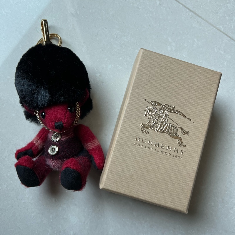 Burberry 全新 限量 倫敦熊 衛兵熊 吊飾 極度限量-1