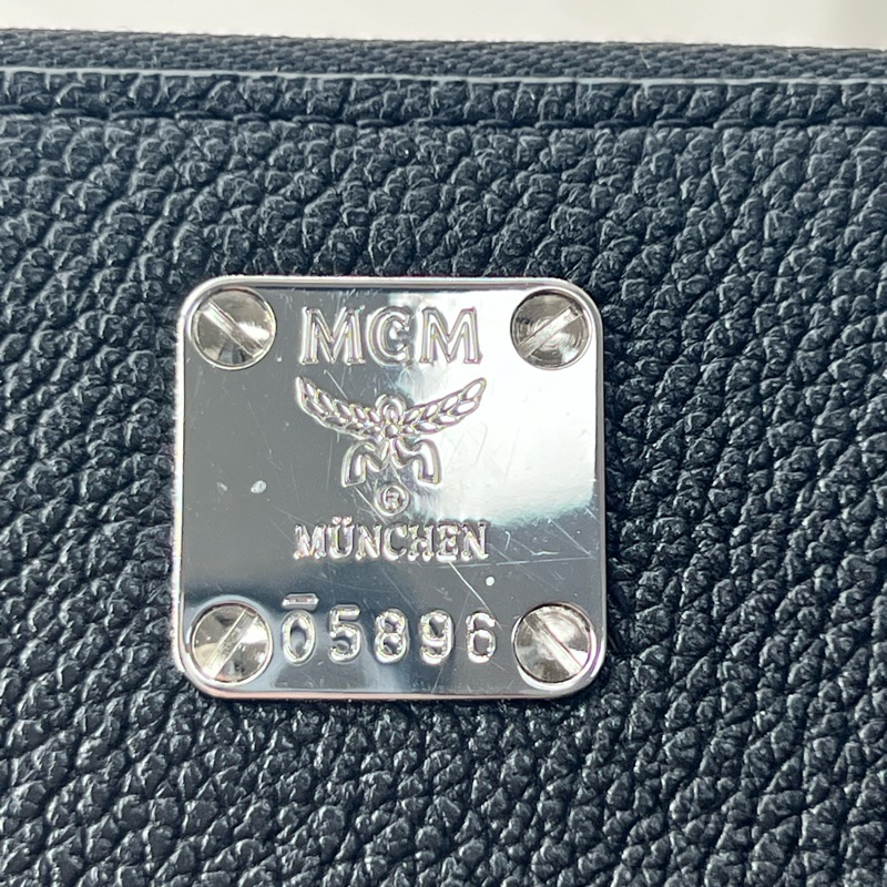 💗香緹國際精品💗 755 MCM 鉚釘長夾 黑銀-4