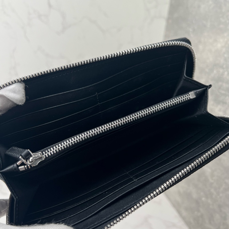 💗香緹國際精品💗 755 MCM 鉚釘長夾 黑銀-5