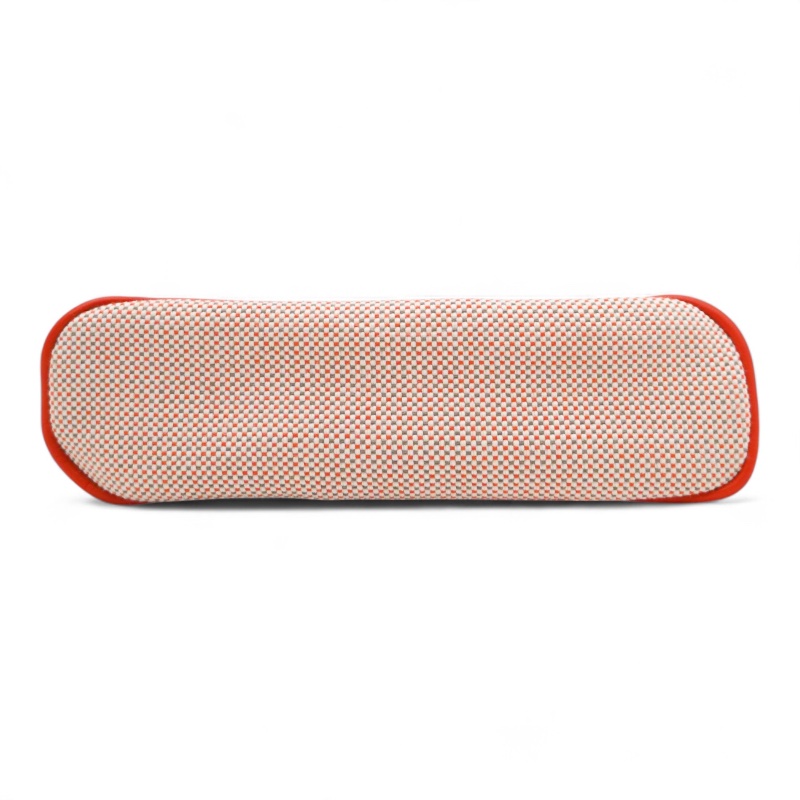 中古Hermès 愛馬仕Bolide Crazy H 刺繡帆布迷你收納包 橙色-4