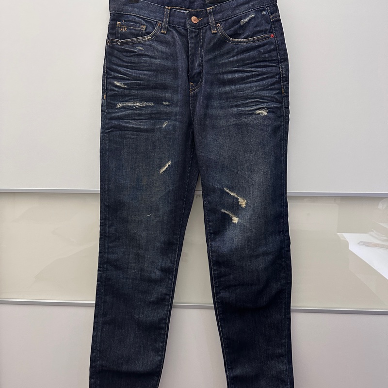 ARMAMI EXCHANGE 全新牛仔褲27腰微寬褲型-0