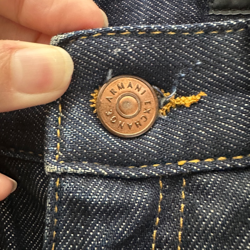 ARMAMI EXCHANGE 全新牛仔褲27腰微寬褲型-4