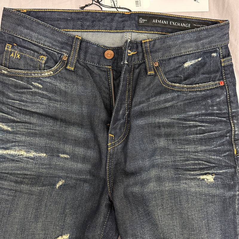 ARMAMI EXCHANGE 全新牛仔褲27腰微寬褲型-6